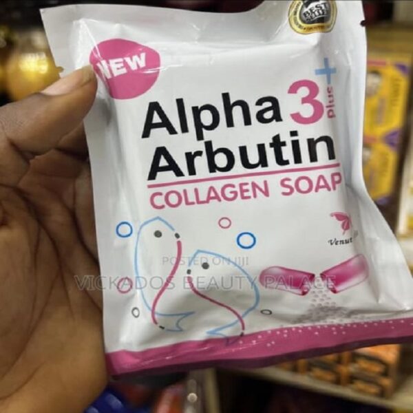 Alpha 3 Arbutin Collagen Soap.