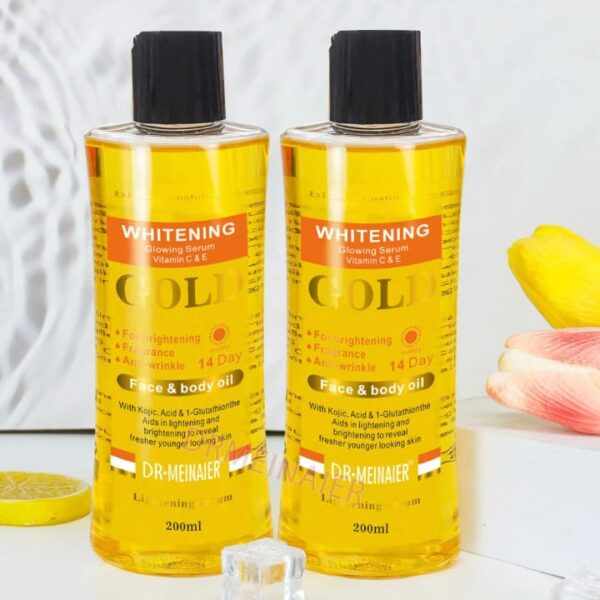 Dr Meniair Nano White Gluta Body Oil - Yellow