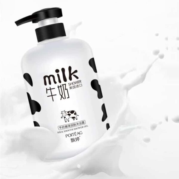 Poiteag black/white milk shower gel